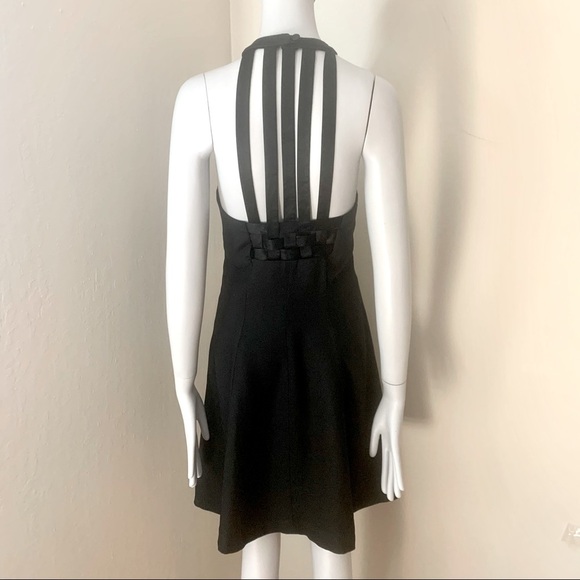 DONNA RICCO Strappy Crepe Little Black Dress Cocktail Party - Picture 14 of 14